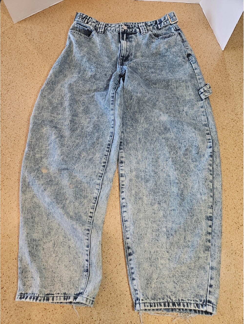 Blue Asphalt light wash cropped jeans 90s/Y2K